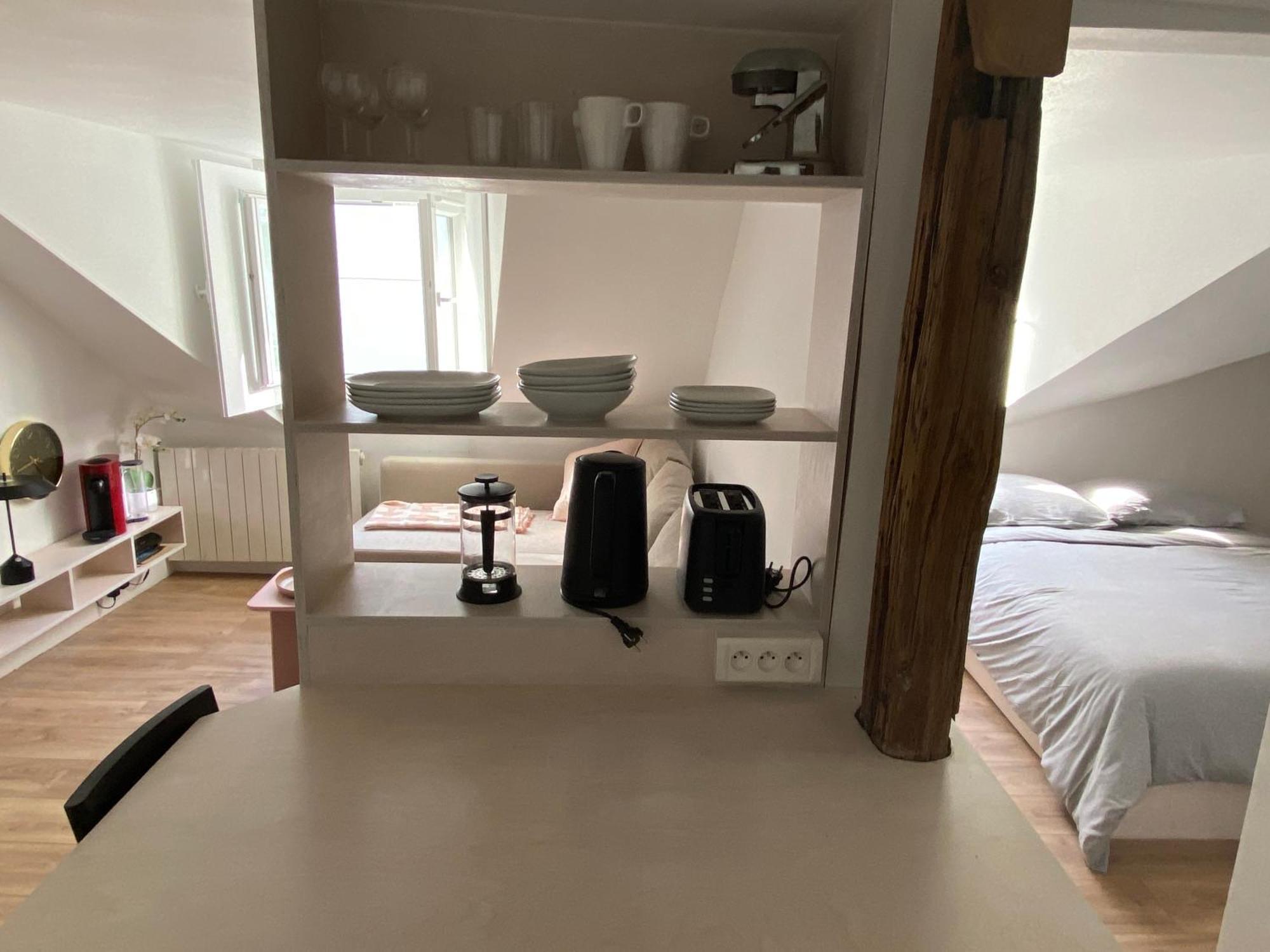 Ferienwohnung Le Cocon Perche Entre L'Opera Et Les Tuileries Paris Exterior foto