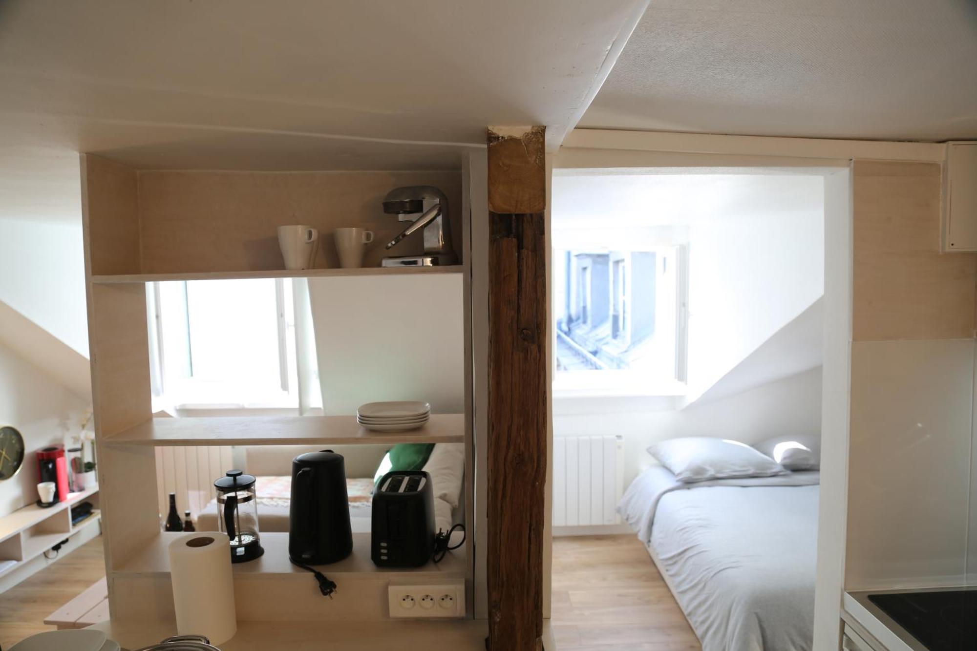 Ferienwohnung Le Cocon Perche Entre L'Opera Et Les Tuileries Paris Exterior foto